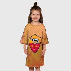 Платье клеш для девочки Roma Абстракция, цвет: 3D-принт — фото 2