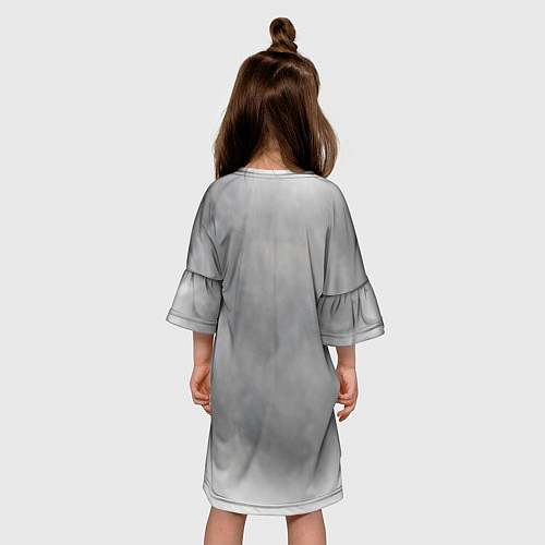 Детское платье Волк: зима / 3D-принт – фото 4