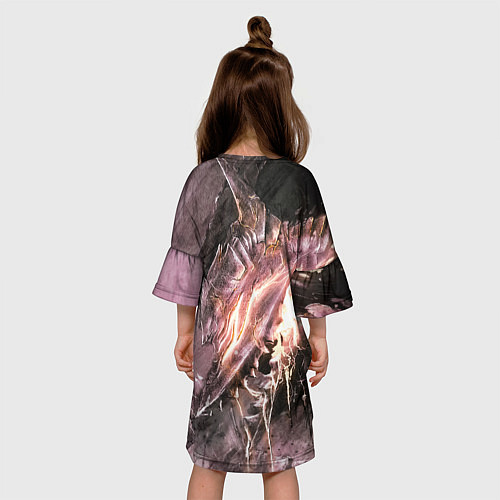 Детское платье Берсерк Гатс В Доспехах Извергает Огонь / 3D-принт – фото 4