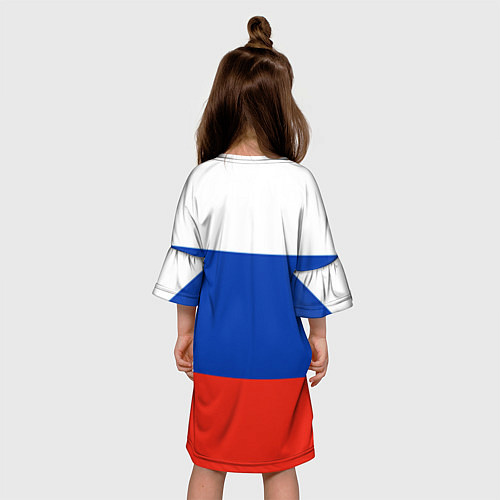 Детское платье Герб России на фоне флага / 3D-принт – фото 4