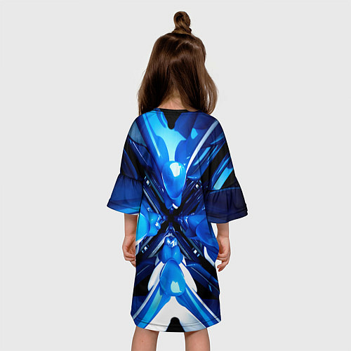 Детское платье Субару - абстракция / 3D-принт – фото 4