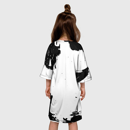 Детское платье Самурай С Ребёнком / 3D-принт – фото 4
