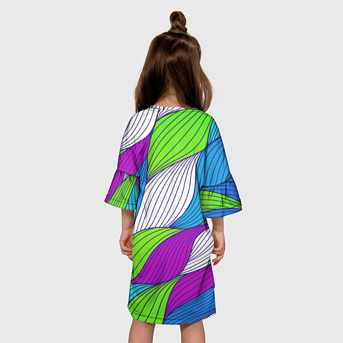 Детское платье Цветная ткань / 3D-принт – фото 4