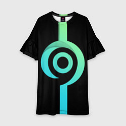 Детское платье Неонабстракция