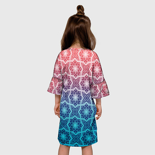 Детское платье Восточная мозаика / 3D-принт – фото 4