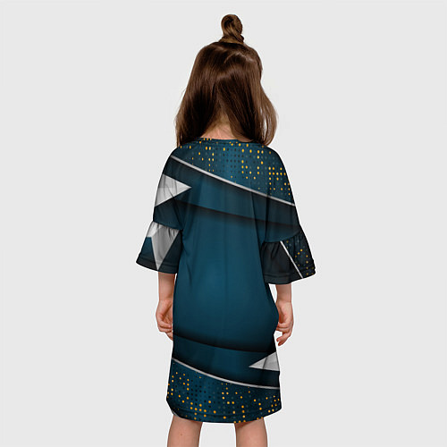 Детское платье Russia - dark abstract / 3D-принт – фото 4