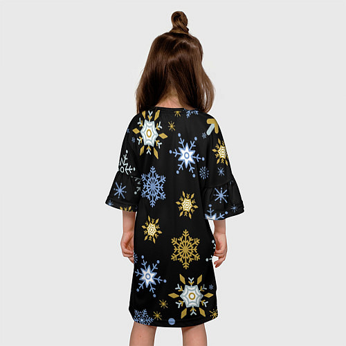 Детское платье Новый год мальчик с санками / 3D-принт – фото 4