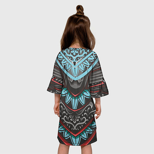 Детское платье Узорчатые узоры / 3D-принт – фото 4
