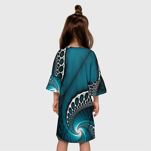 Детское платье Странная абстрактная картинка / 3D-принт – фото 4