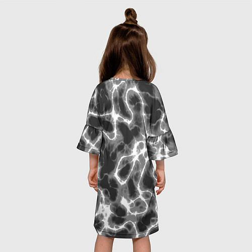 Детское платье Дымные корни / 3D-принт – фото 4