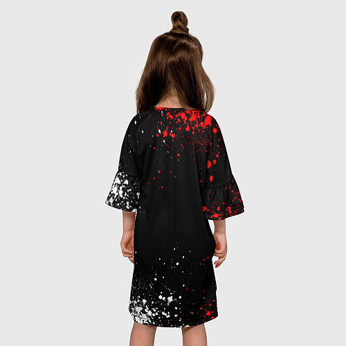 Детское платье Человек-бензопила - манга - Макима / 3D-принт – фото 4