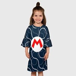 Платье клеш для девочки Super Mario Sunshine, цвет: 3D-принт — фото 2
