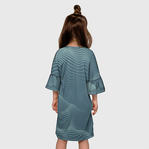 Детское платье Милая совушка в шарфе / 3D-принт – фото 4