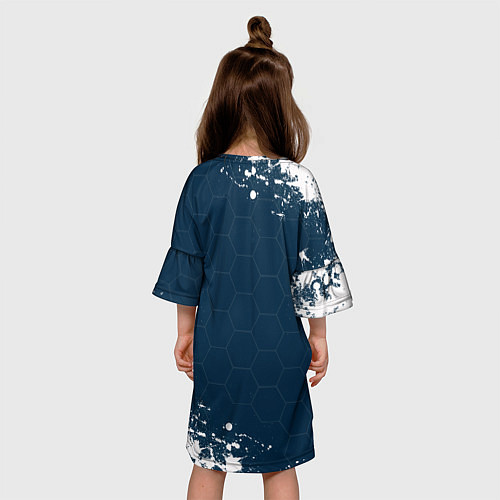 Детское платье Mafia - соты / 3D-принт – фото 4