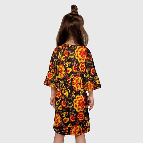 Детское платье Хохлома роспись / 3D-принт – фото 4