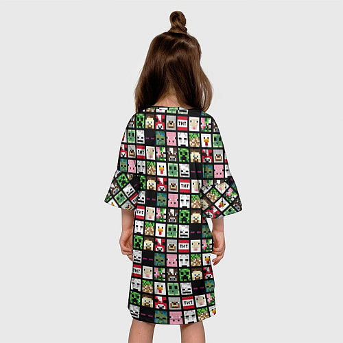 Детское платье Minecraft: characters / 3D-принт – фото 4