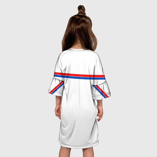 Детское платье Nasa - полосы / 3D-принт – фото 4