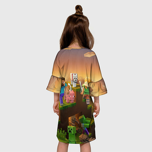 Детское платье Андрей Minecraft / 3D-принт – фото 4