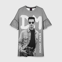 Платье клеш для девочки Dave Gahan - Depeche Mode, цвет: 3D-принт