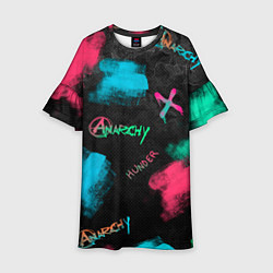 Платье клеш для девочки ANARCHY CS GO, цвет: 3D-принт