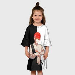 Платье клеш для девочки Макима на деловой встрече, цвет: 3D-принт — фото 2