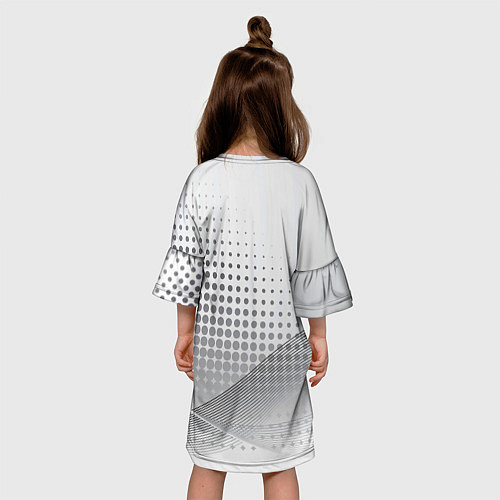 Детское платье Стальной градиент / 3D-принт – фото 4
