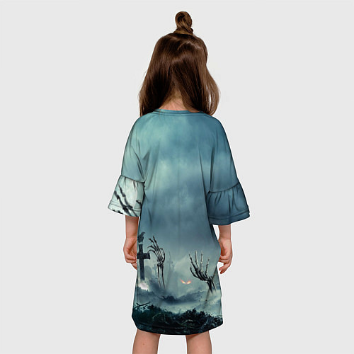 Детское платье Глаз - хэллоуин / 3D-принт – фото 4