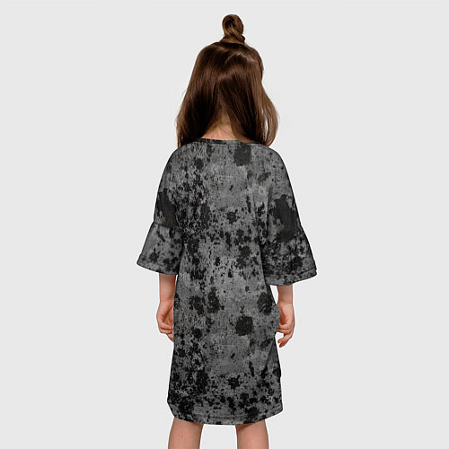 Детское платье Камуфляж Metro / 3D-принт – фото 4