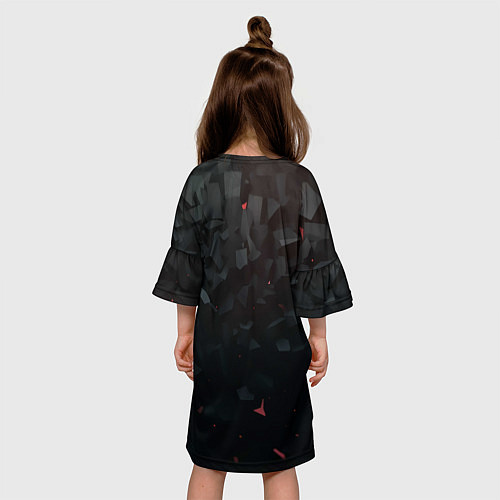 Детское платье Череп в распираторе / 3D-принт – фото 4