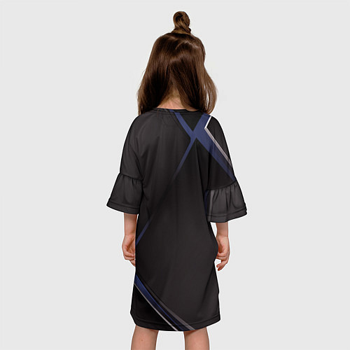 Детское платье Е Лань в ромбе / 3D-принт – фото 4