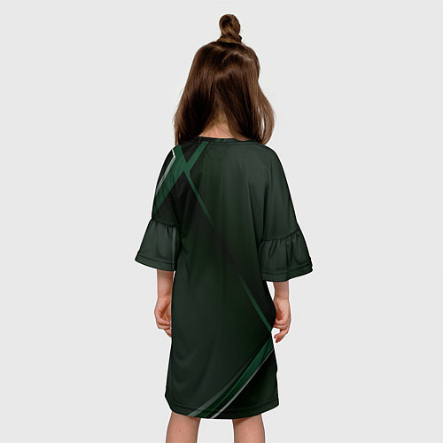 Детское платье Нахида в ромбе / 3D-принт – фото 4