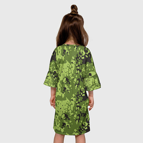 Детское платье Камуфляж M-84 / 3D-принт – фото 4