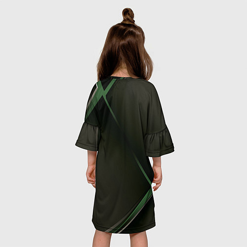 Детское платье Тигнари в ромбе / 3D-принт – фото 4