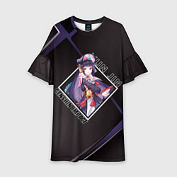 Детское платье Юнь Цзинь в ромбе