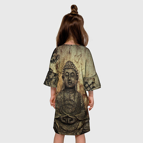 Детское платье Статуя Будды / 3D-принт – фото 4