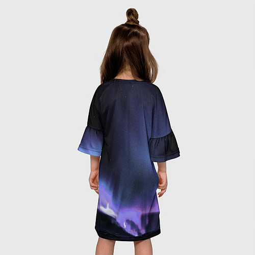 Детское платье Northern lights / 3D-принт – фото 4