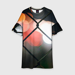 Детское платье Сетка на фоне боке