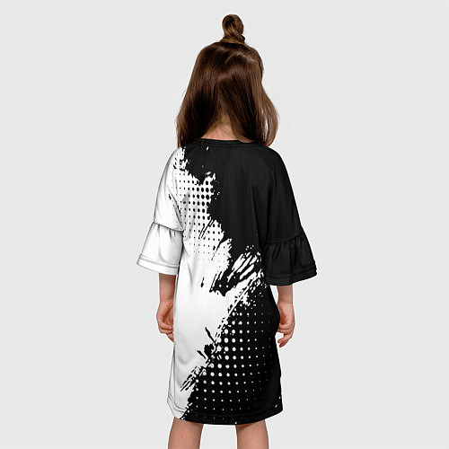 Детское платье Возмущенная Пауэр - Человек бензопила / 3D-принт – фото 4