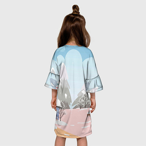 Детское платье Счастья в новом году! / 3D-принт – фото 4