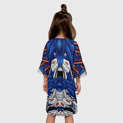 Детское платье Инопланетный костюм / 3D-принт – фото 4