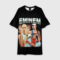 Платье клеш для девочки Eminem Slim Shady, цвет: 3D-принт