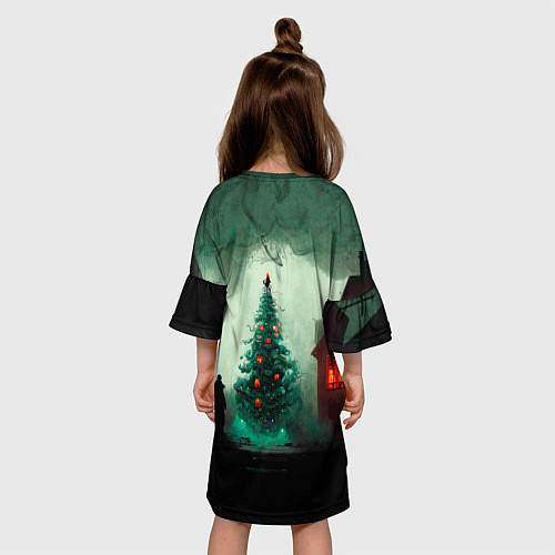 Детское платье Тёмное рождество / 3D-принт – фото 4