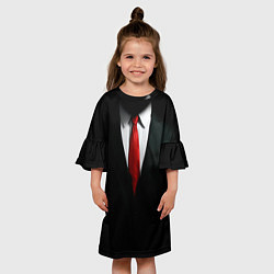 Платье клеш для девочки Hitman, цвет: 3D-принт — фото 2