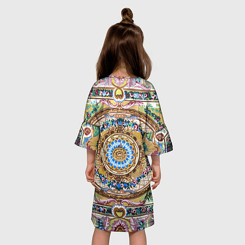 Детское платье Советский винтажный ковёр / 3D-принт – фото 4