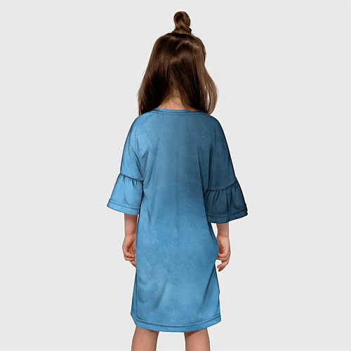 Детское платье Уэнсдэй Аддамс: Танец / 3D-принт – фото 4