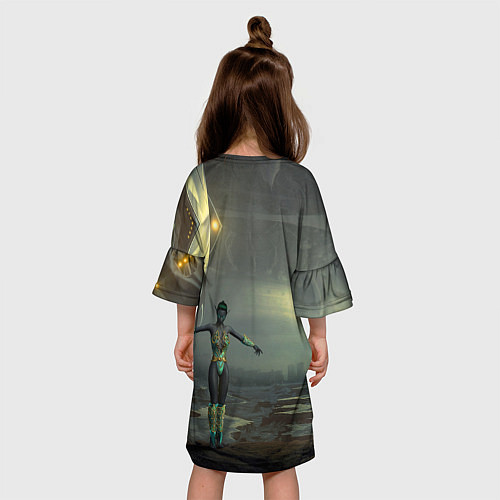 Детское платье Эльфийка в пустошах / 3D-принт – фото 4