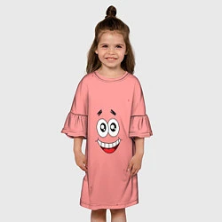 Платье клеш для девочки Костюм Патрика - верх, цвет: 3D-принт — фото 2