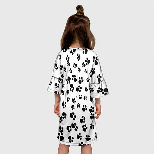 Детское платье Любовь к пушистым / 3D-принт – фото 4