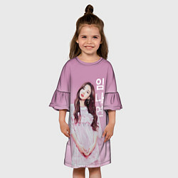 Платье клеш для девочки Twice - Наён, цвет: 3D-принт — фото 2