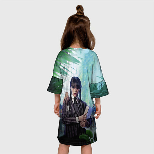 Детское платье Wednesday poster / 3D-принт – фото 4